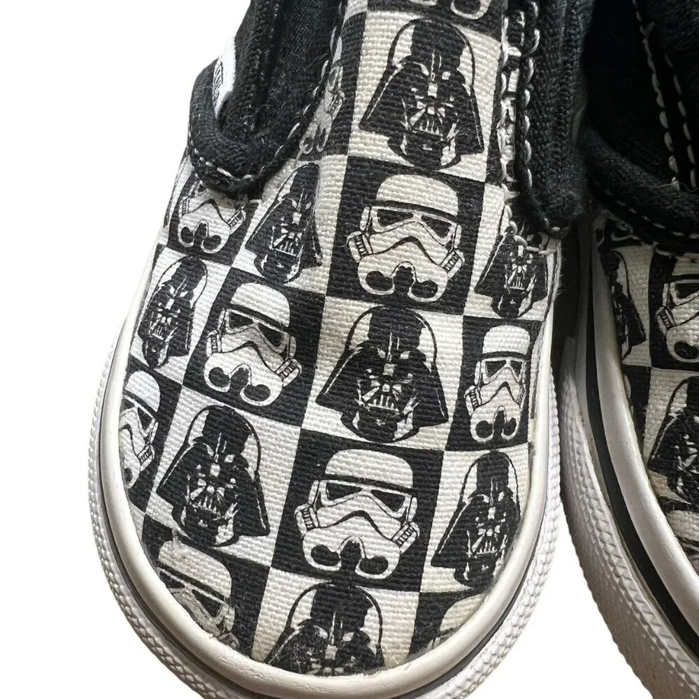 Vans Sz 4 Star Wars Slip-On Sneakers